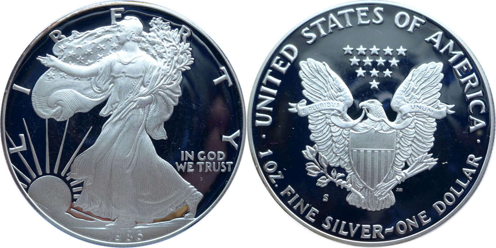 1986 S Proof American Silver Eagle