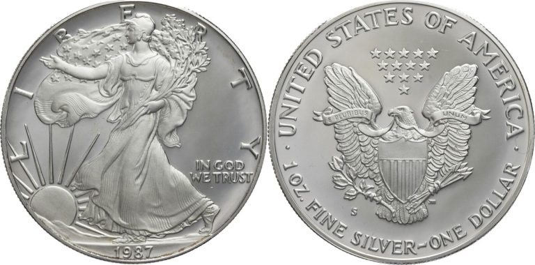 1987 S Proof American Silver Eagle