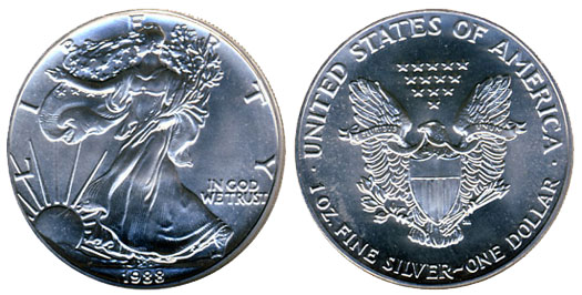 1988 American Silver Eagle