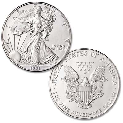 1991 American Silver Eagle