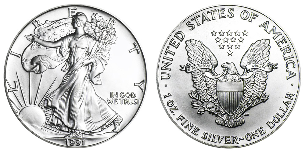 1991 S Proof American Silver Eagle