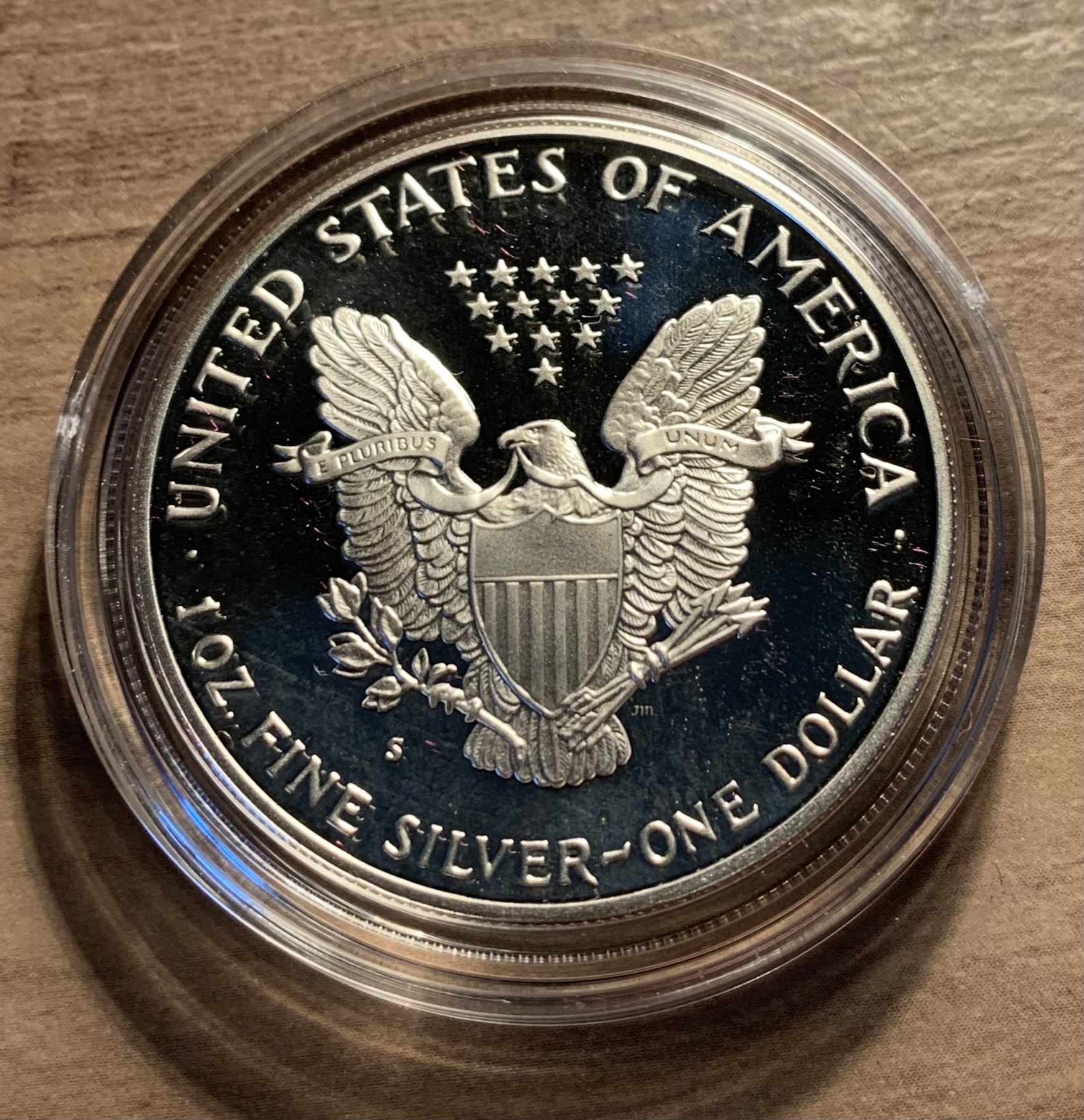 1992 S Proof American Silver Eagle