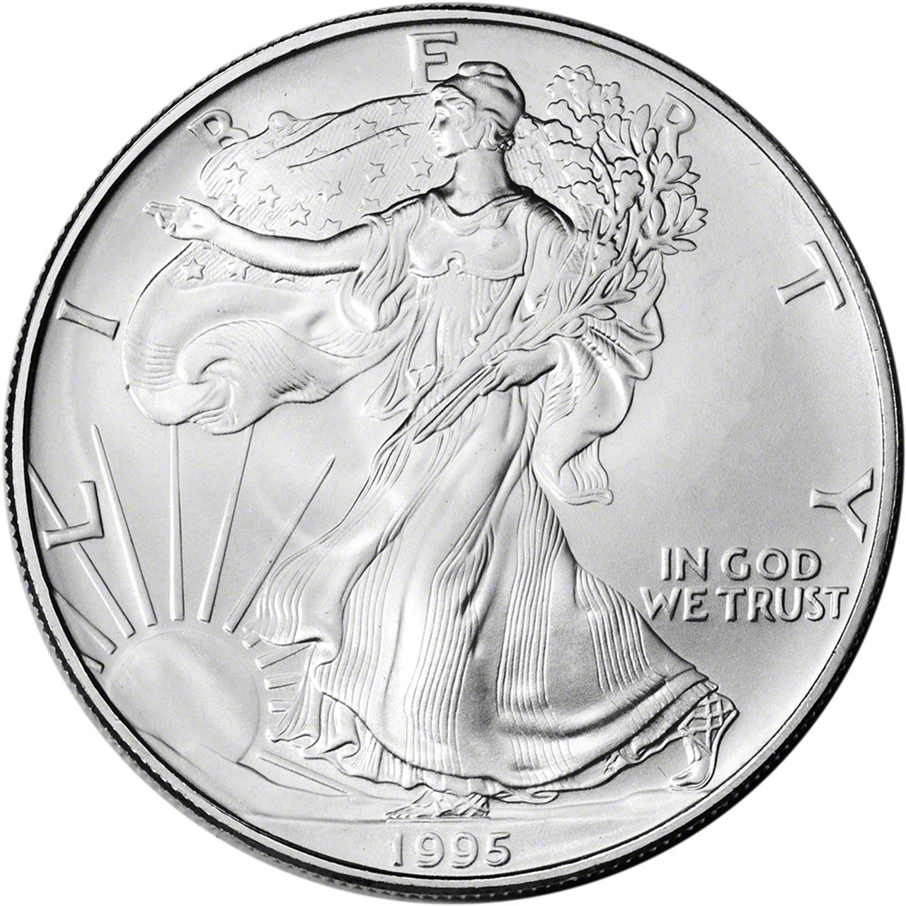 1995 American Silver Eagle Ngc Ms69