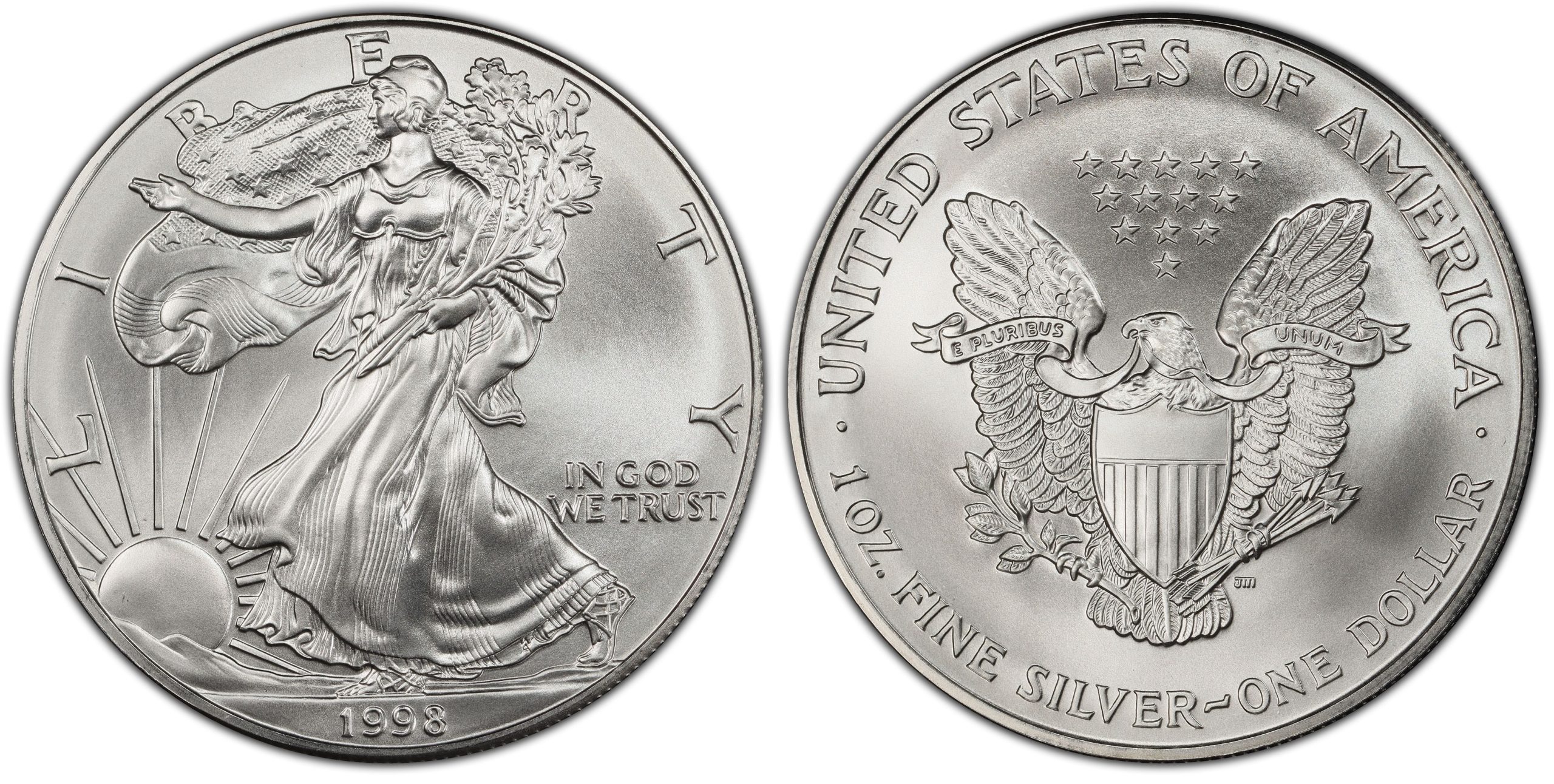 1998 American Silver Eagle