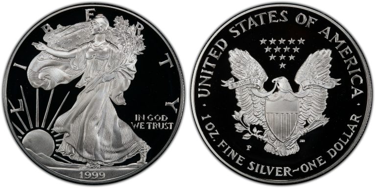 1999 P Proof American Silver Eagle