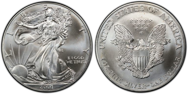 2001 American Silver Eagle