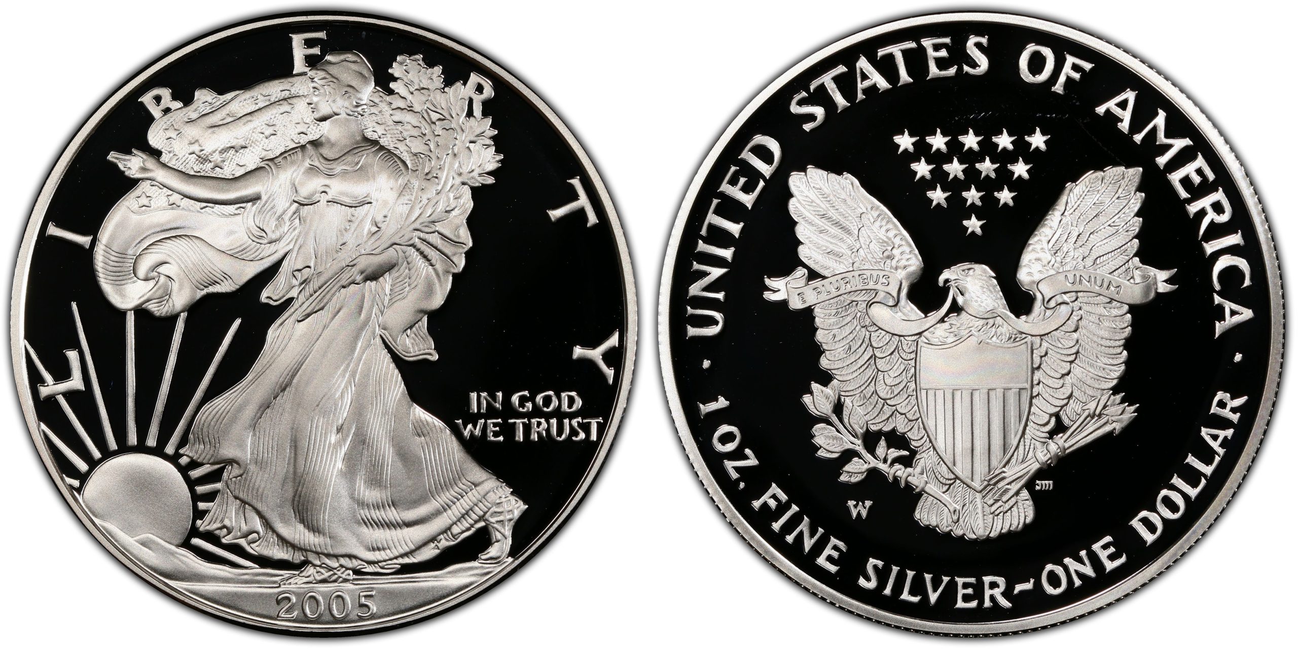 2005 W Proof American Silver Eagle