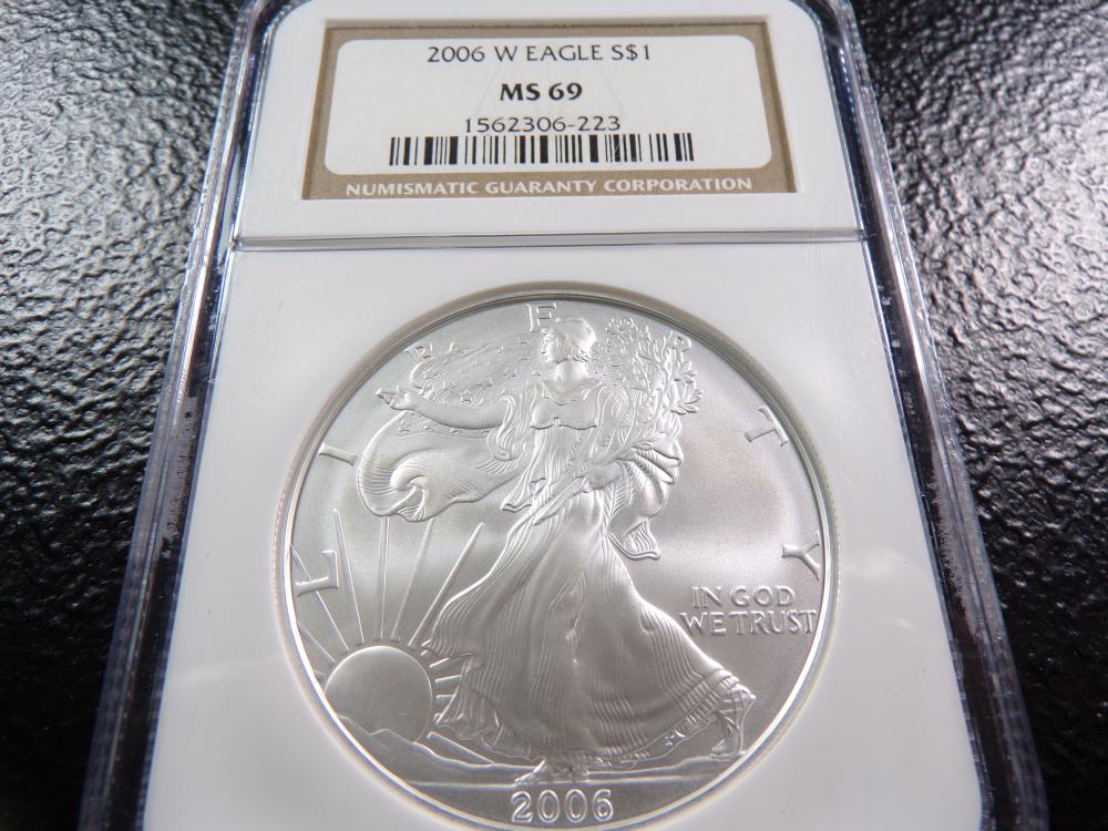 2006 American Silver Eagle Ngc Ms69