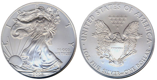 2008 American Silver Eagle