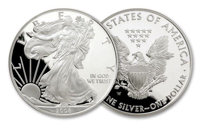  2008 W Proof American Silver Eagle