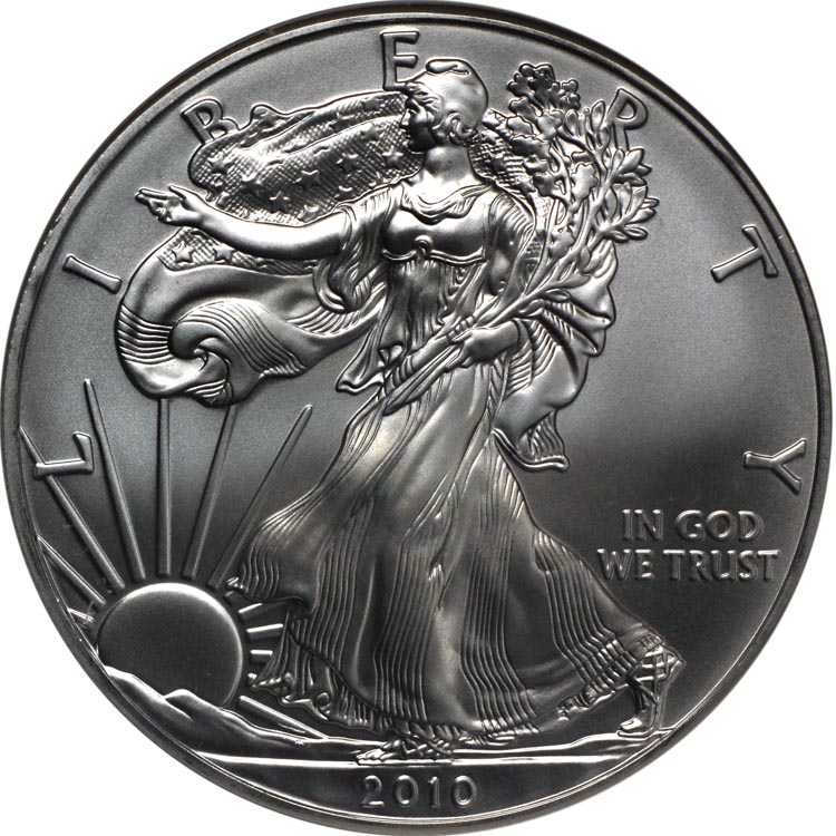 2010 American Silver Eagle Ngc Ms70