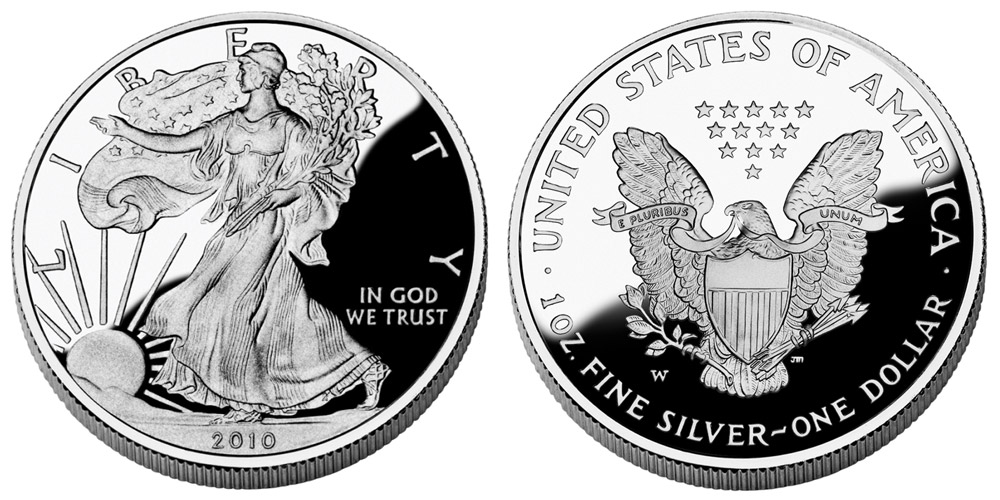 2010 W Proof American Silver Eagle