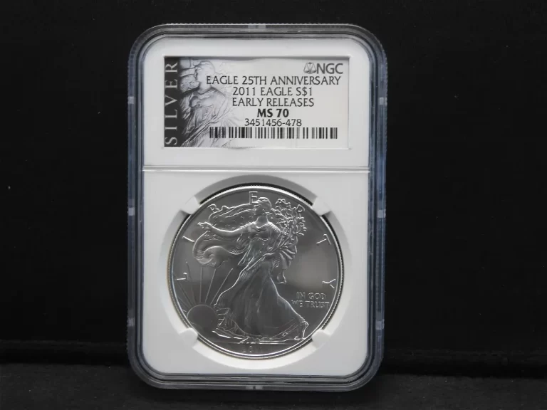 2011 S 1 Oz American Silver Eagle Coin Ngc Ms70 Er