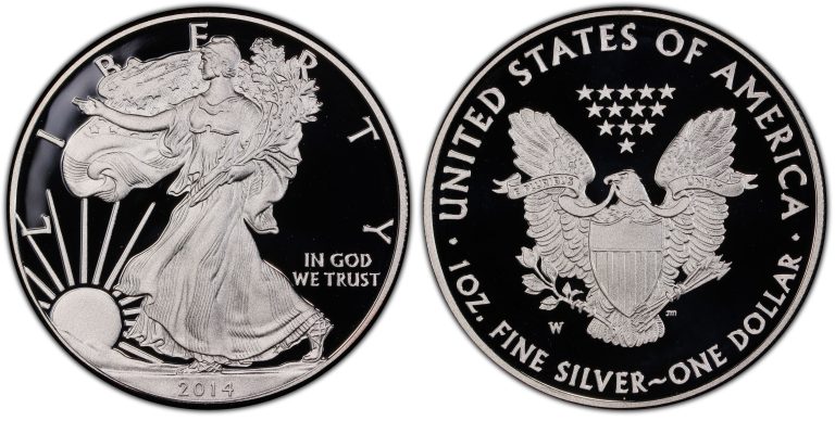 2014 W Proof American Silver Eagle