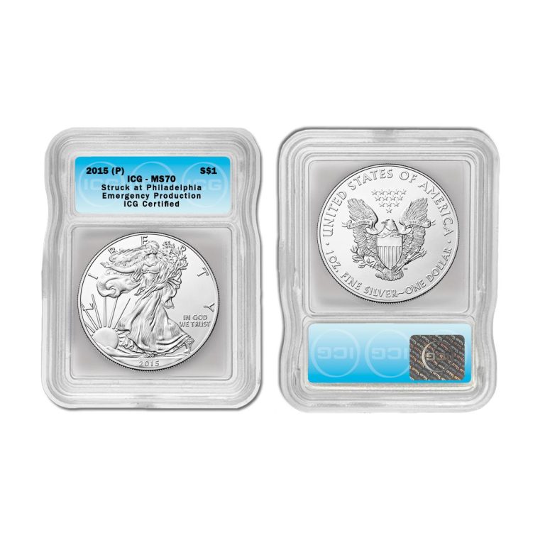 2015 American Silver Eagle Ngc Ms70 Fr