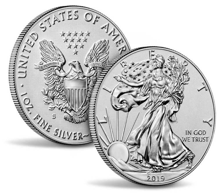 2019 S 1 Oz American Silver Eagle Enhanced Reverse Proof Coin