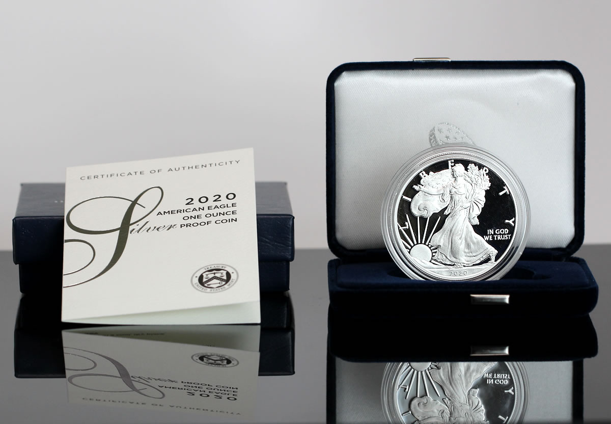 2020 S 1 Oz Proof American Silver Eagle Coin