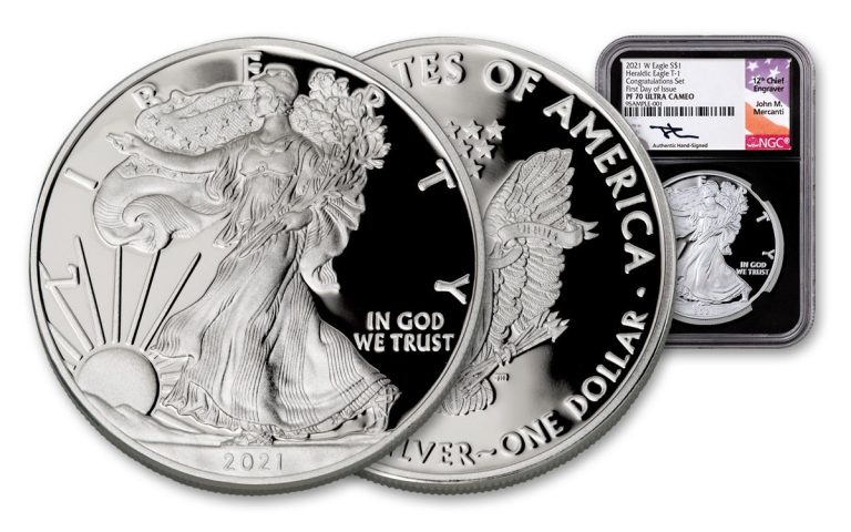 2021 W 1 Oz Proof American Silver Eagle Coin