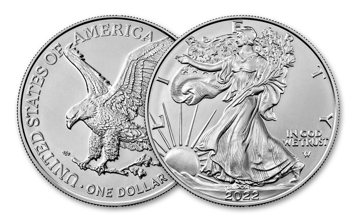 2022 1 Oz American Silver Eagle Coin