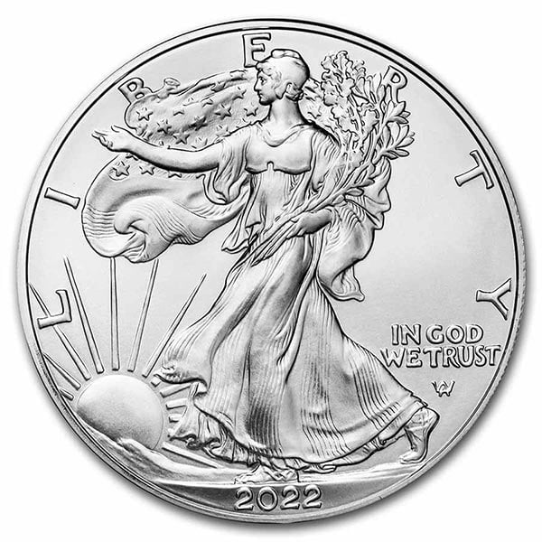 2022 W 1 Oz Proof American Silver Eagle Coin