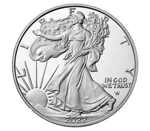 2022 W 1 Oz Proof American Silver Eagle Coin